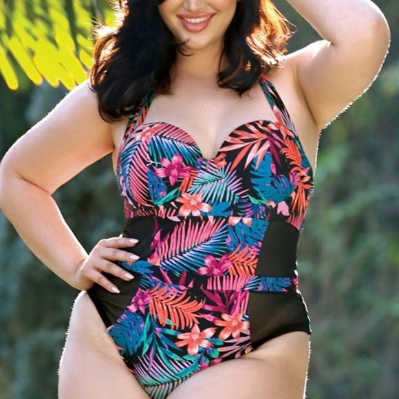 wet white bathing suit